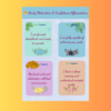 Affirmation cards for motivation when doing study