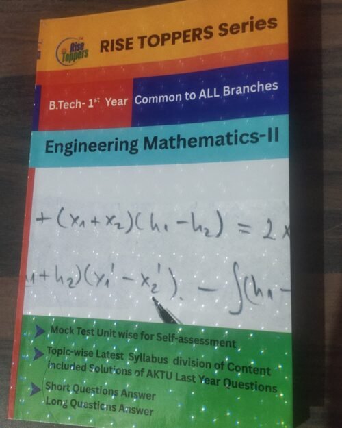 B.Tech 1st Year Common To All Branches - Mathematics II
