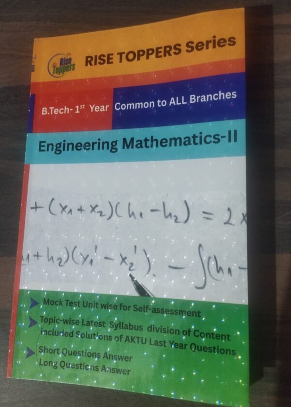 B.Tech 1st Year Common To All Branches - Mathematics II