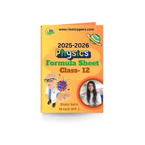 class 12 physics formula sheet