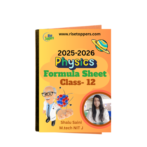 Class 12 Physics Formula Sheet / Printed Book
